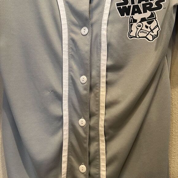 Star Wars Lucas film LTD jersey button down 
Starwars.com short sleeve - Picture 8 of 16